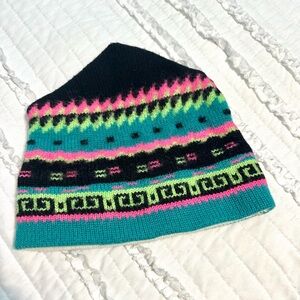 SOLD Vintage Igloos 100% wool knit ski cap hat beanie snowboarding ski
